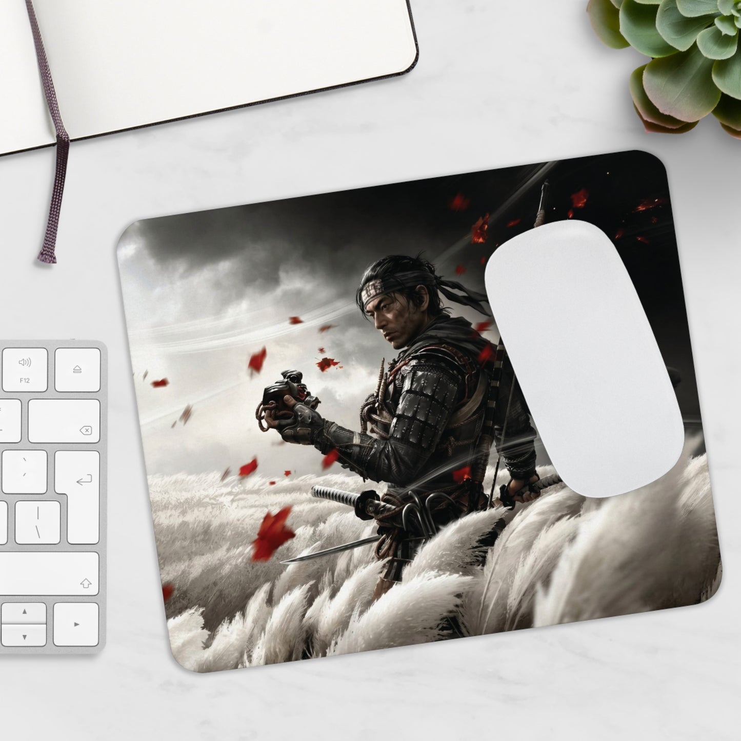 4mm Heavy Neoprene Samurai Battle Art Gaming Mouse Pad