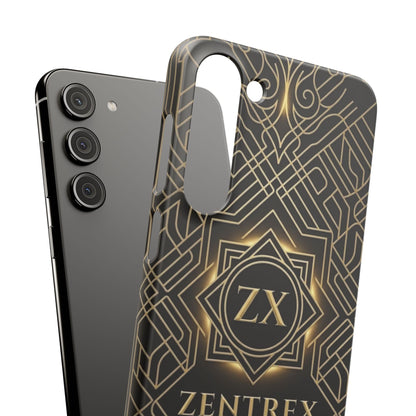 Luxury Gold Geometric Art Deco Slim Phone Case for iPhone & Samsung