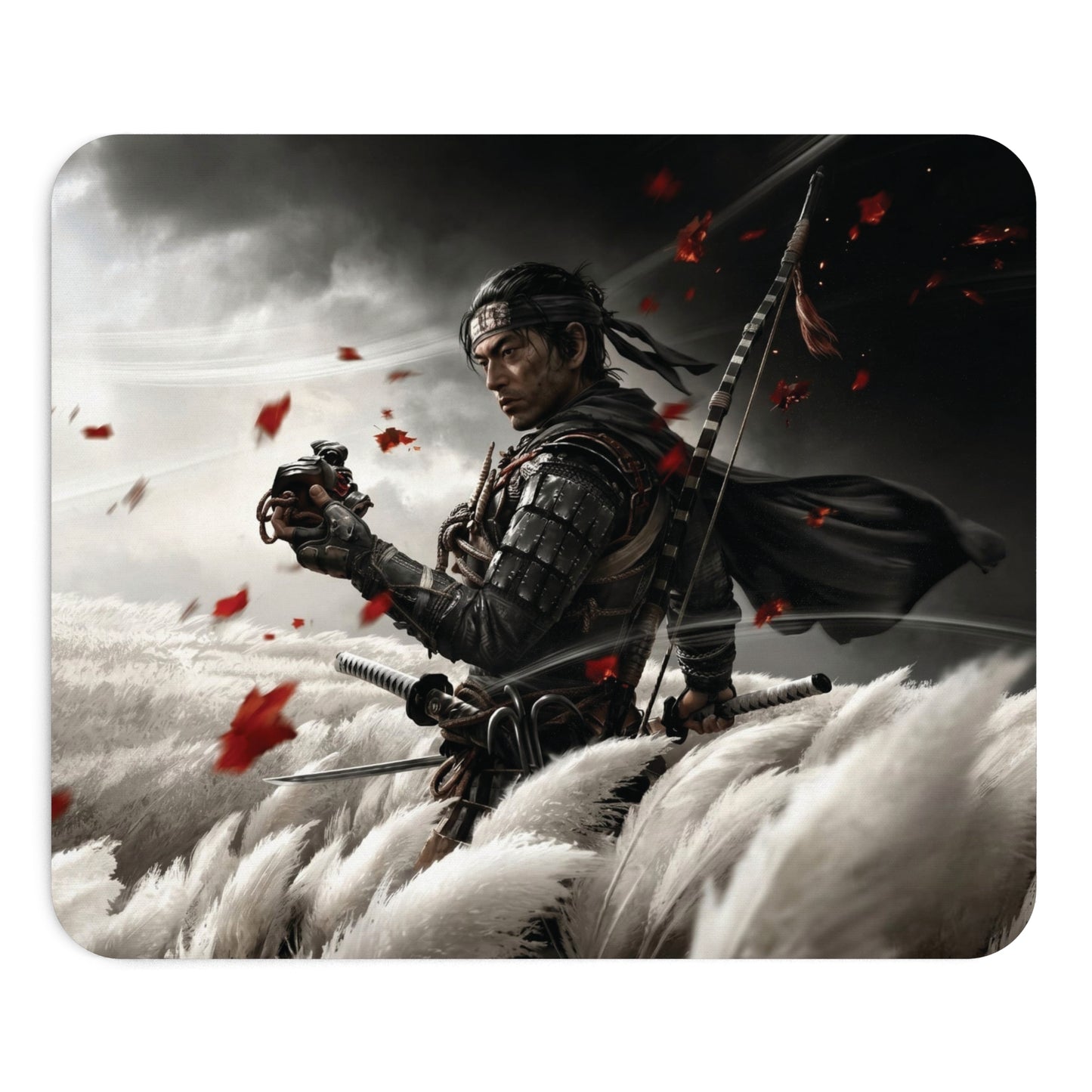4mm Heavy Neoprene Samurai Battle Art Gaming Mouse Pad