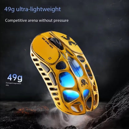 GravaStar X PRO Yellow 49g Magnesium Alloy Wireless 8K Gaming Mouse