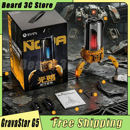 GravaStar G5 Portable Bluetooth Speaker with Heavy Bass Stereo
