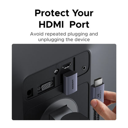UGREEN Right Angle HDMI 2.1 Adapter Male to Female 8K@60Hz Connector