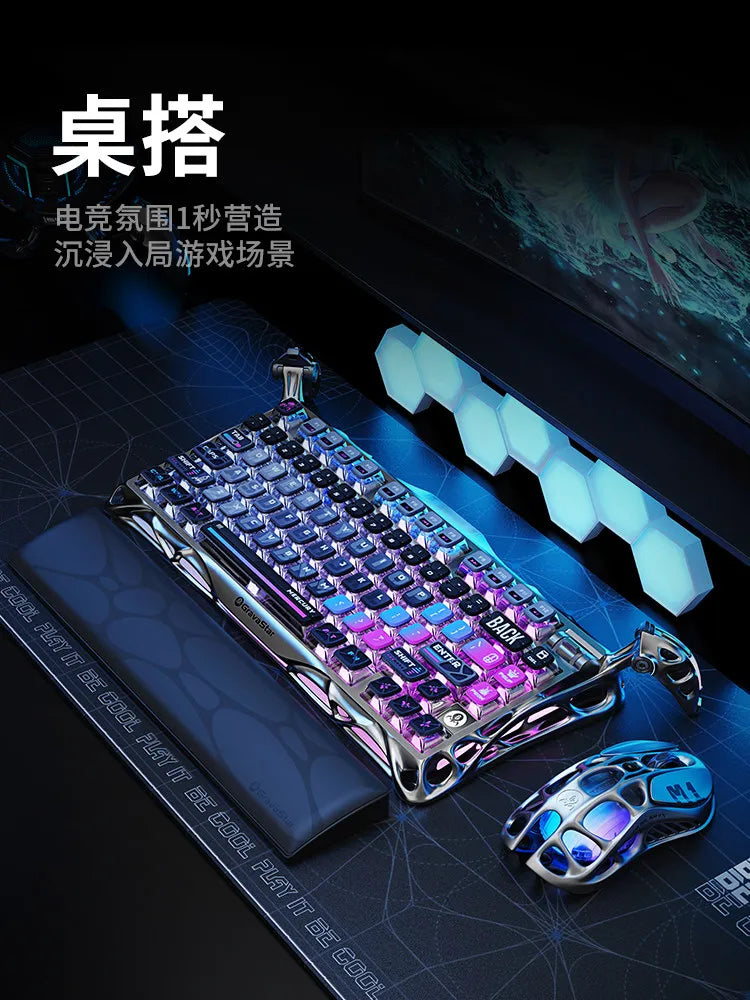 GravaStar K1 Pro Wireless 75% Hot-Swappable RGB Mechanical Keyboard
