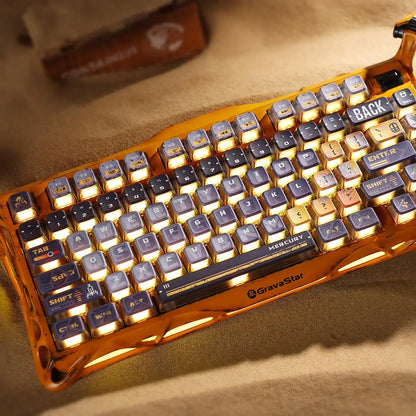GravaStar K1 Pro Wireless 75% Hot-Swappable RGB Pro Aluminum Mechanical Keyboard