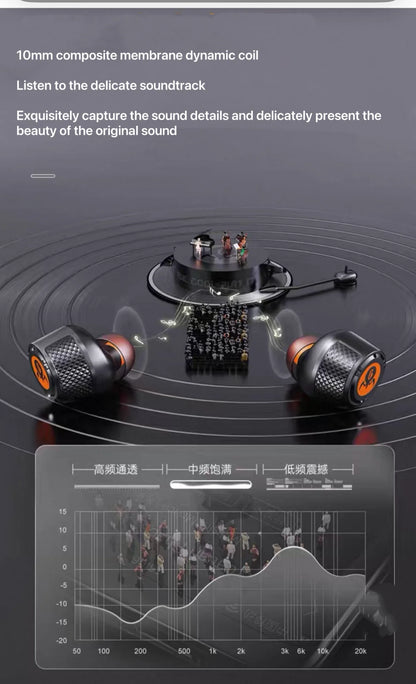 GravaStar Sirius P9 Plus Wireless ANC Gam ing Earphones with RGB