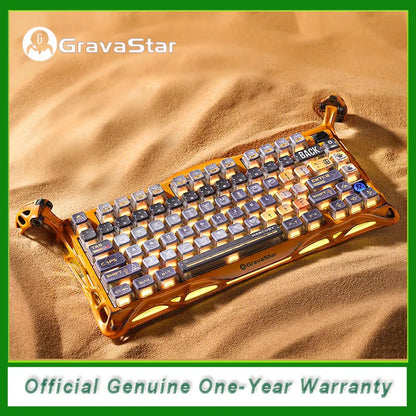 GravaStar K1 Pro Wireless 75% Hot-Swappable RGB Pro Aluminum Mechanical Keyboard