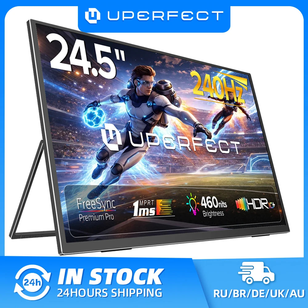 Uperfect 24.5-inch 240Hz Portable Gaming Monitor IPS 1ms Display