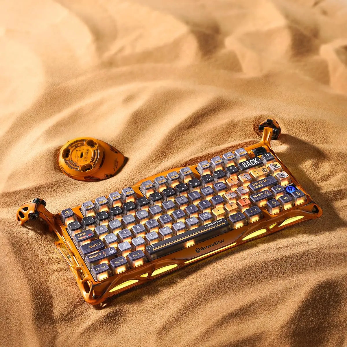 GravaStar K1 Pro Wireless 75% Hot-Swappable RGB Pro Aluminum Mechanical Keyboard