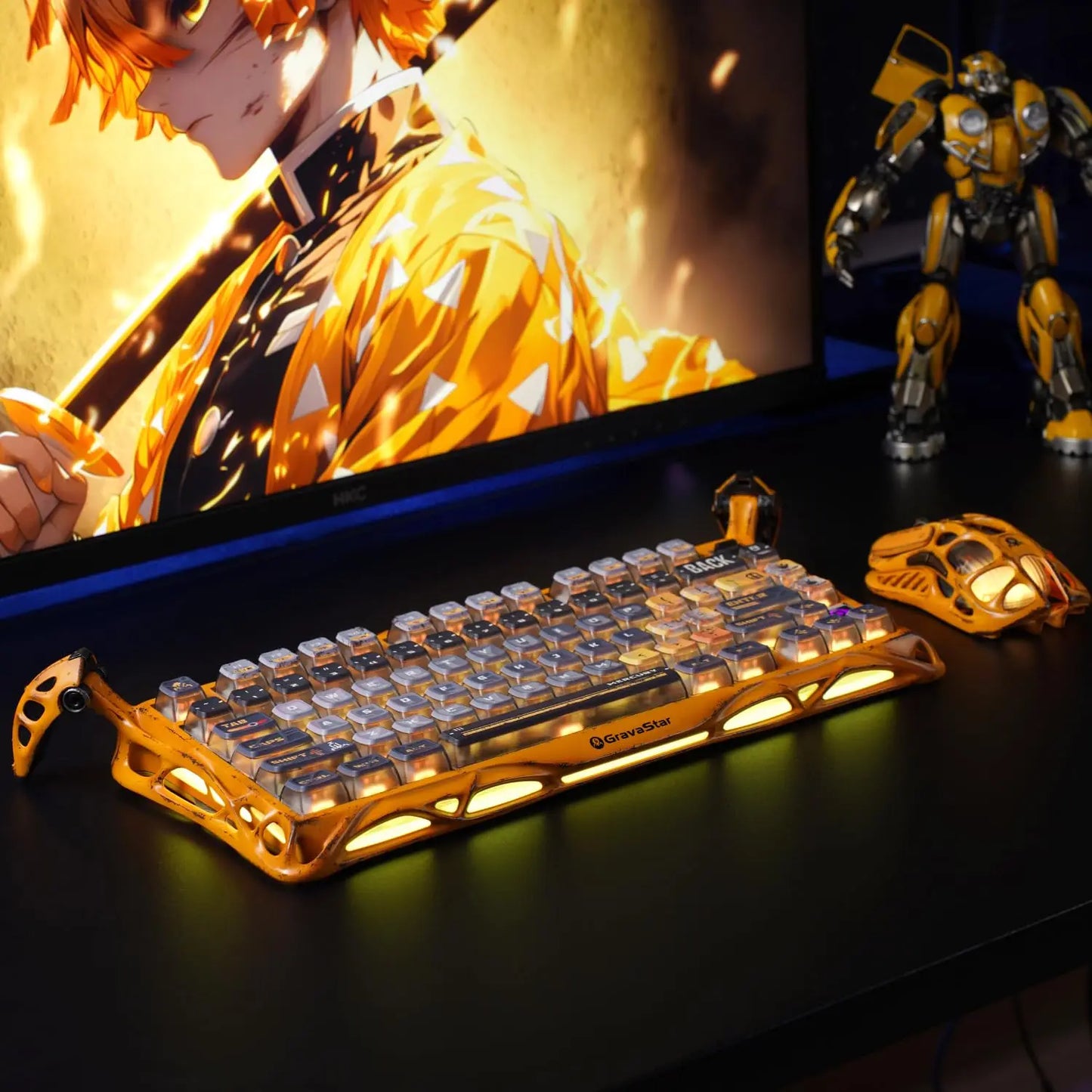 GravaStar K1 Pro Wireless 75% Hot-Swappable RGB Pro Aluminum Mechanical Keyboard