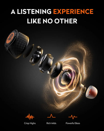 GravaStar Sirius P9 Plus Wireless ANC Gam ing Earphones with RGB