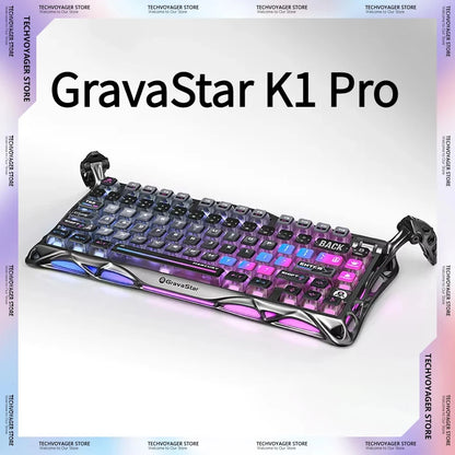 GravaStar K1 Pro Wireless 75% Hot-Swappable RGB Mechanical Keyboard