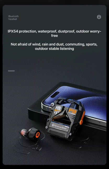 GravaStar Sirius P9 Plus Wireless ANC Gam ing Earphones with RGB