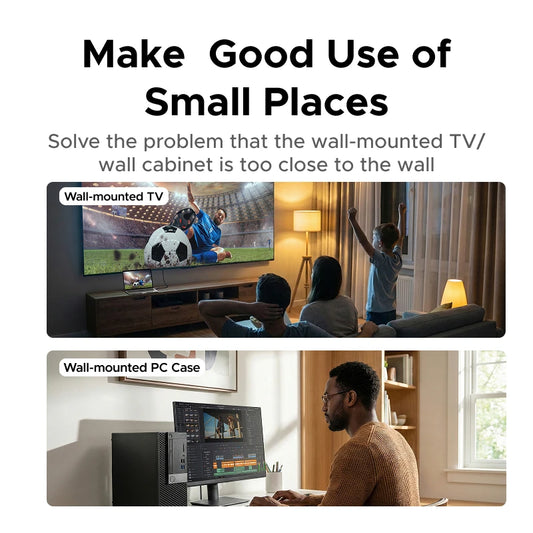 UGREEN Right Angle HDMI 2.1 Adapter Male to Female 8K@60Hz Connector